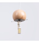 Pendant lamps - Sollux PEKKA 1 pendant lamp white/natural wood SL.1390 - product 6