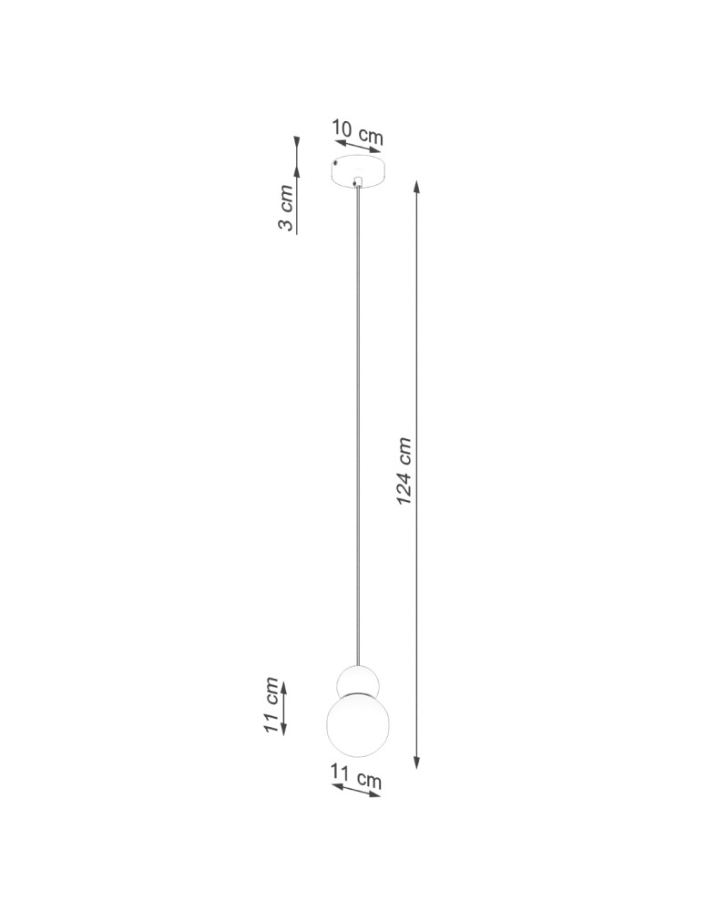 Pendant lamps - Sollux PEKKA 1 pendant lamp white/natural wood SL.1390 - product kolory-swiatla.pl 10