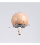 Pendant lamps - Sollux PEKKA 3P pendant lamp white/natural wood SL.1391 - product 5