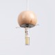 Sollux Lampa wisząca PEKKA 3P biała/naturalne drewno SL.1391