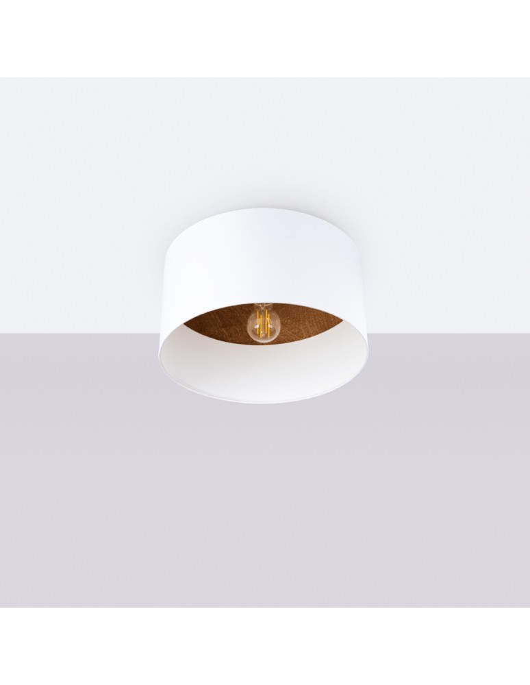 Ceiling lamps - Sollux Plafond TELESTO white/dark brown SL.1392 - product kolory-swiatla.pl 2