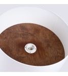 Ceiling lamps - Sollux Plafond TELESTO white/dark brown SL.1392 - product 5