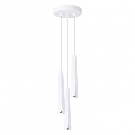 Sollux Lampa wisząca PRYSM 3P biała SL.1398