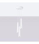 Pendant lamps - Sollux PRYSM 3P pendant lamp white SL.1398 - product 2