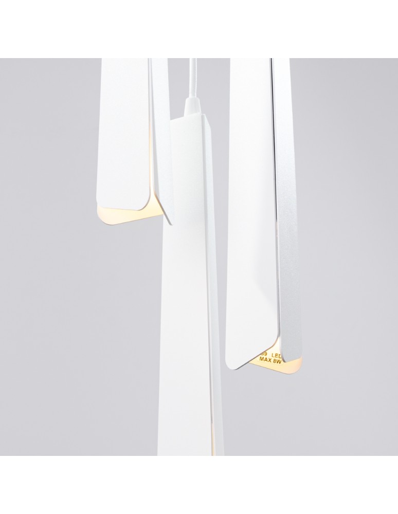Pendant lamps - Sollux PRYSM 3P pendant lamp white SL.1398 - product kolory-swiatla.pl 5