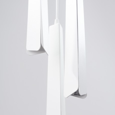 Sollux Lampa wisząca PRYSM 3P biała SL.1398
