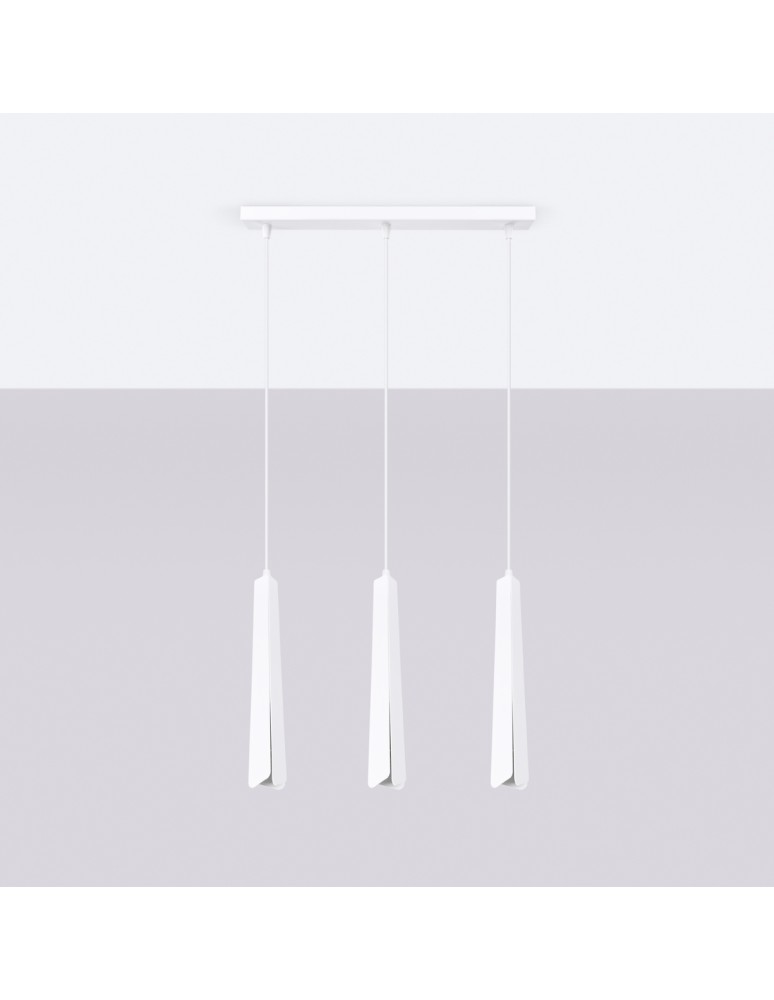 Pendant lamps - Sollux PRYSM 3L pendant lamp white SL.1399 - product kolory-swiatla.pl 2