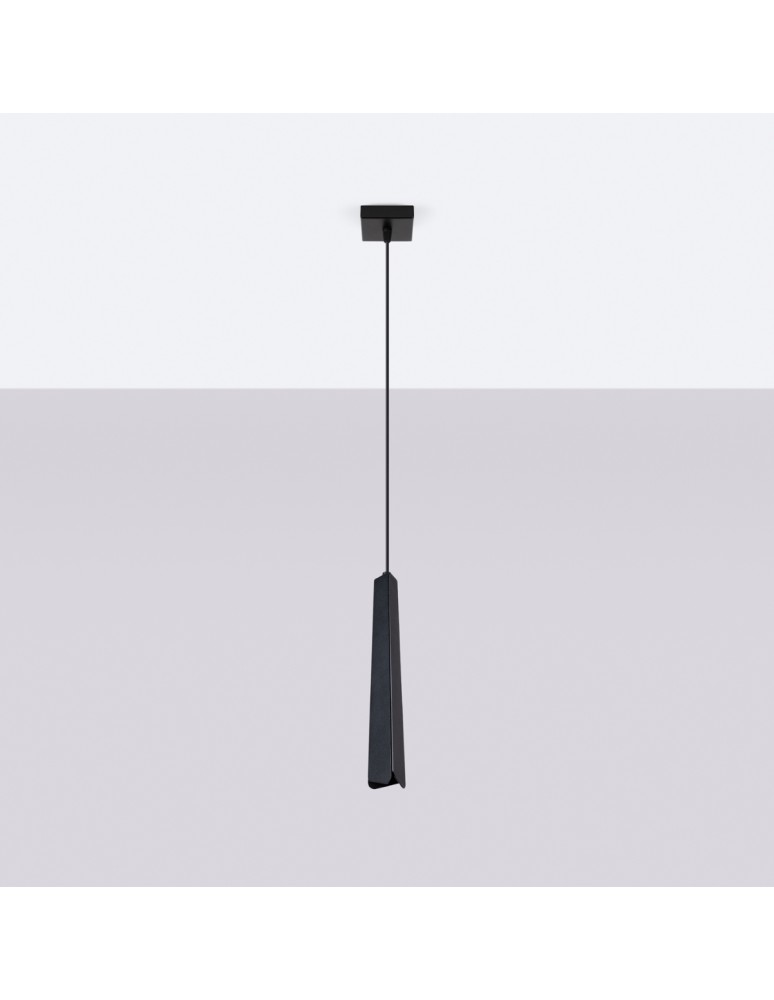 Pendant lamps - Sollux PRYSM 1 pendant lamp black SL.1400 - product kolory-swiatla.pl 2