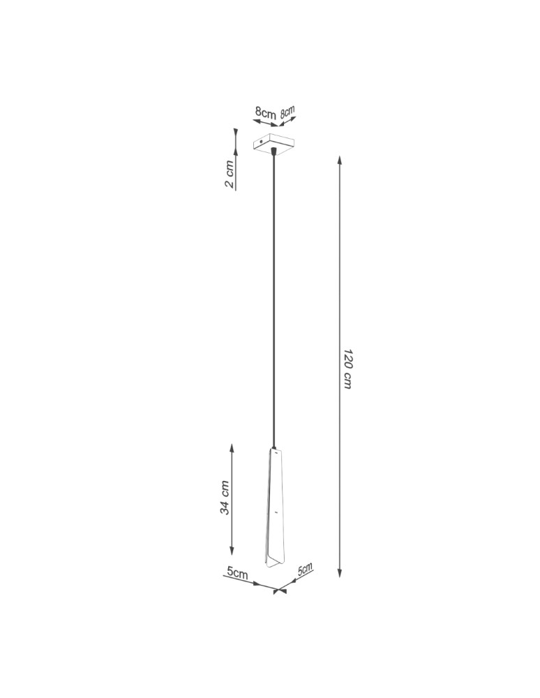 Pendant lamps - Sollux PRYSM 1 pendant lamp black SL.1400 - product kolory-swiatla.pl 10