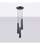 Pendant lamps - Sollux PRYSM 3P pendant lamp black SL.1401 - product 2