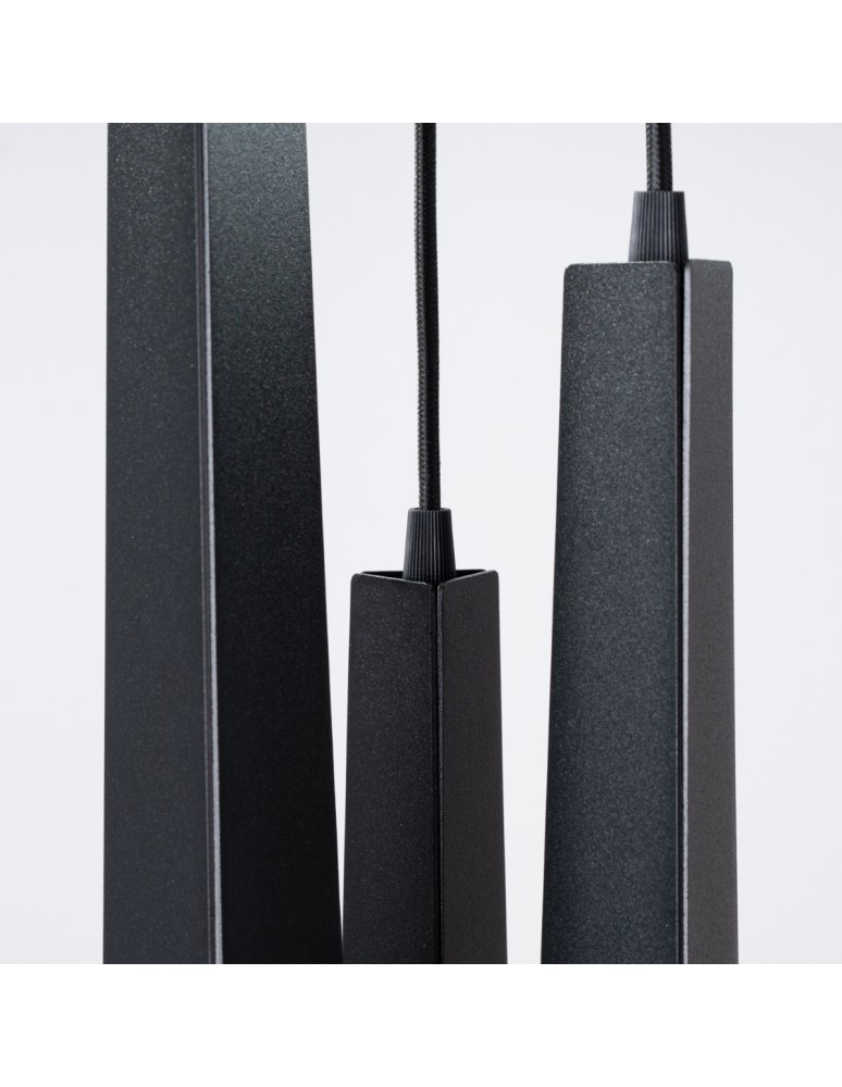Pendant lamps - Sollux PRYSM 3P pendant lamp black SL.1401 - product kolory-swiatla.pl 7