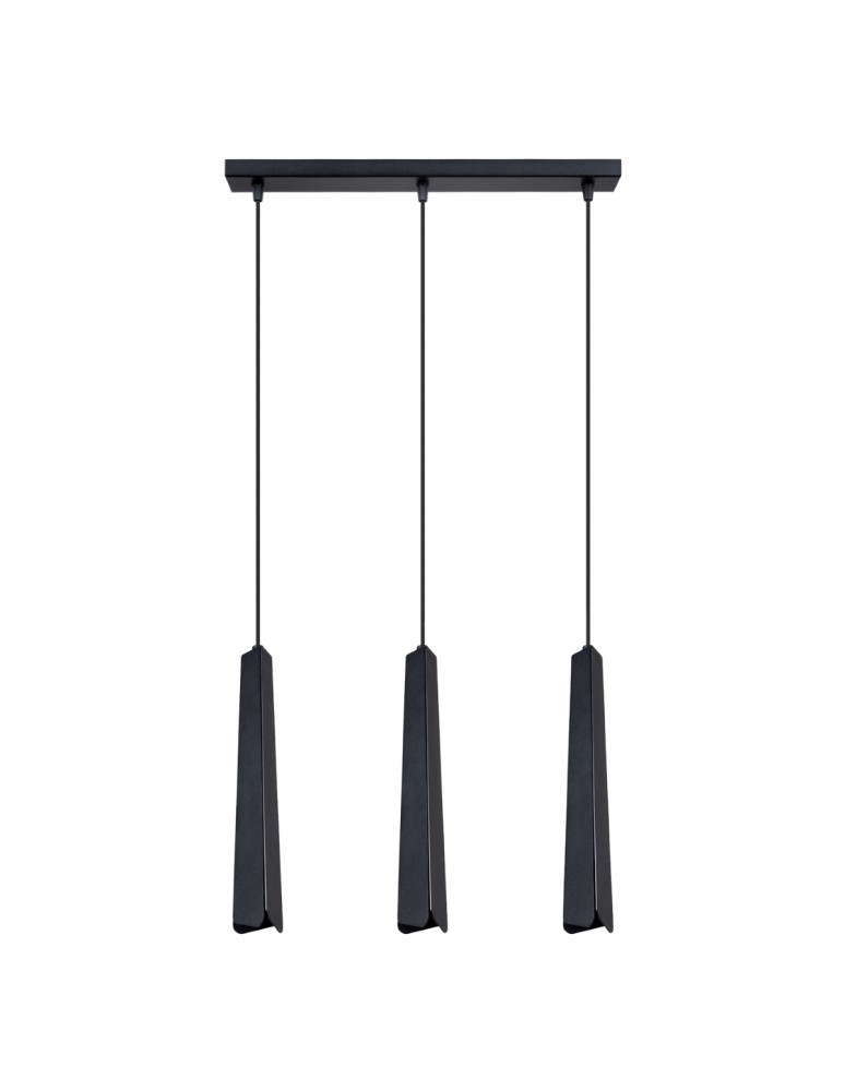 Pendant lamps - Sollux PRYSM 3L pendant lamp black SL.1402 - product kolory-swiatla.pl 1
