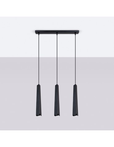 Sollux Lampa wisząca PRYSM 3L czarna SL.1402 - produkt 2