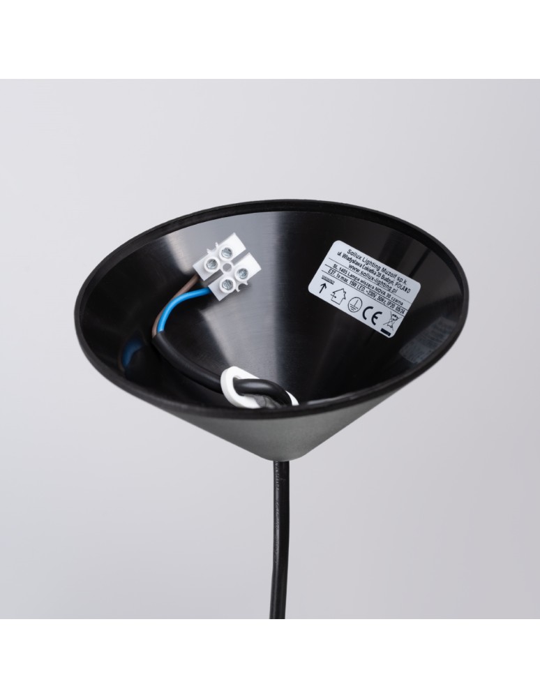 Pendant lamps - Sollux NOVA 30 pendant lamp black SL.1405 - product kolory-swiatla.pl 4