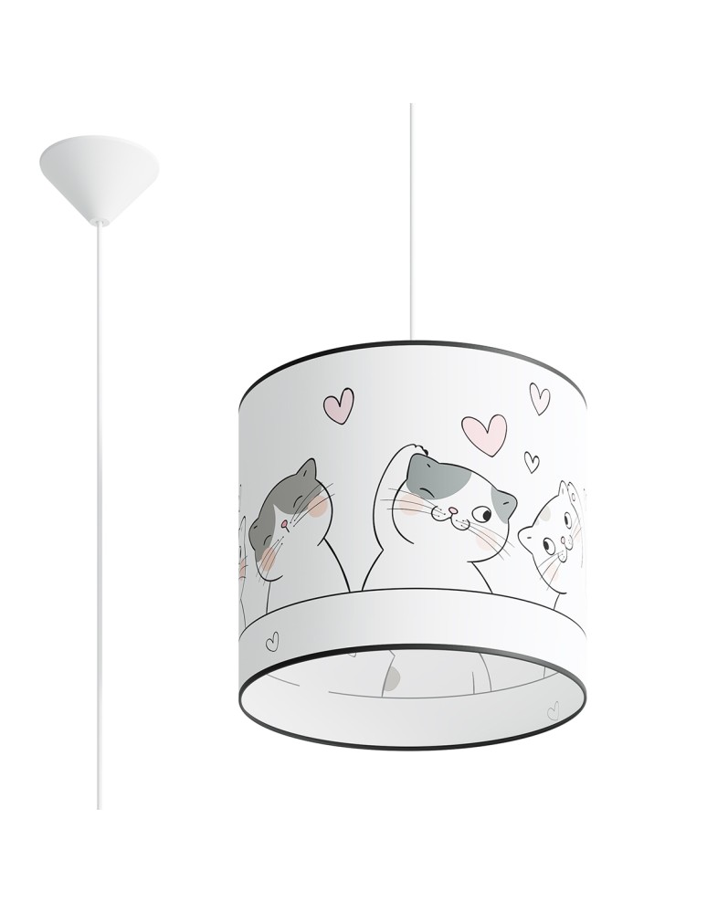 Children's pendant lamps - Sollux CAT 30 pendant lamp SL.1418 - product kolory-swiatla.pl 1