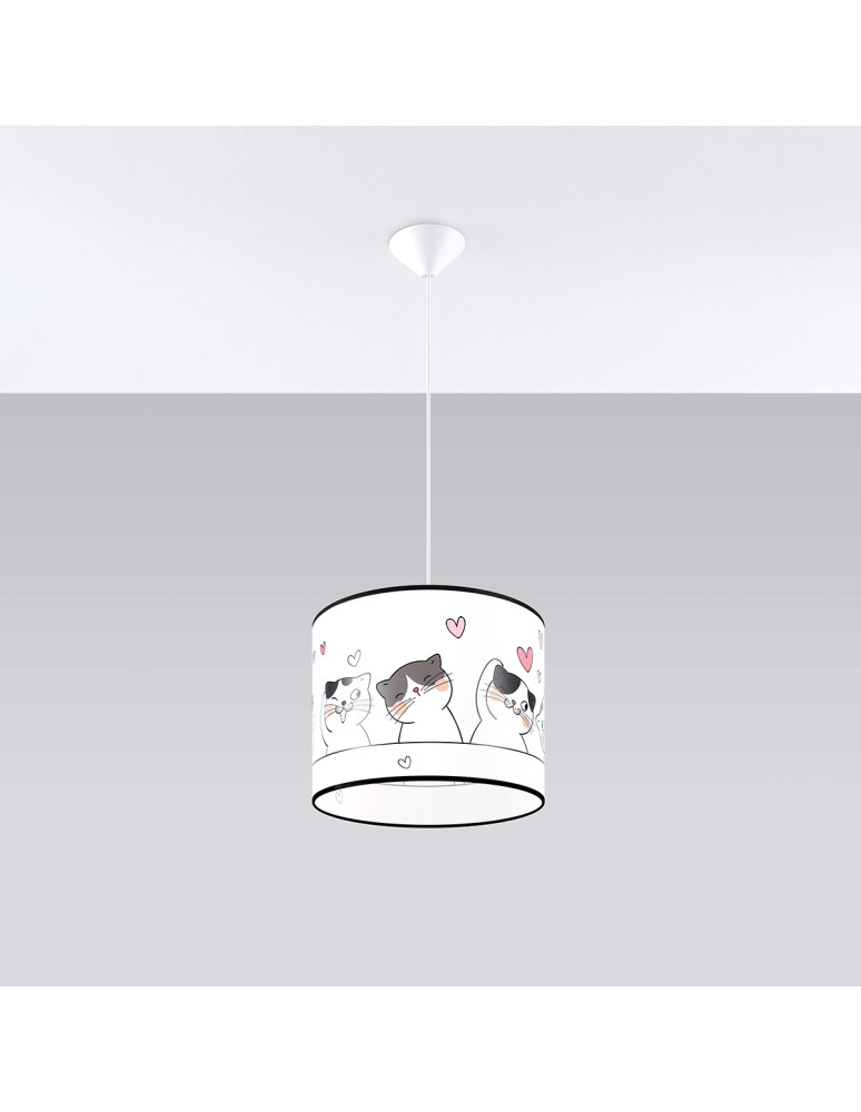 Children's pendant lamps - Sollux CAT 30 pendant lamp SL.1418 - product kolory-swiatla.pl 3