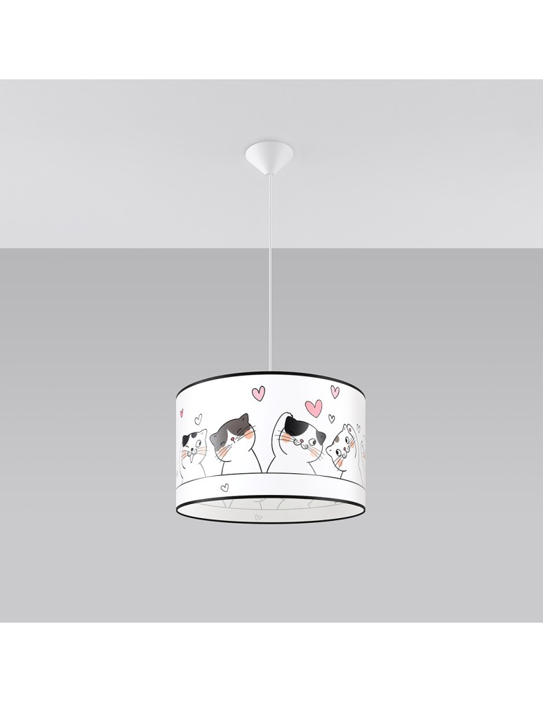 Children's pendant lamps - Sollux CAT 40 pendant lamp SL.1419 - product kolory-swiatla.pl 2