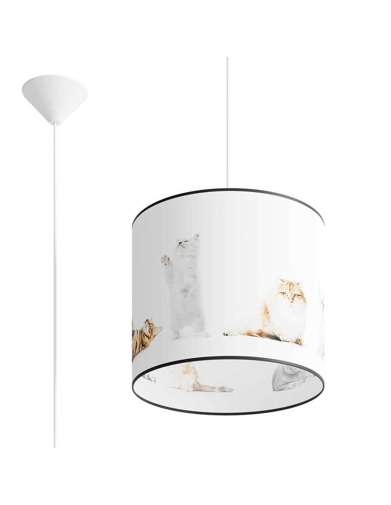 Children's pendant lamps - Sollux KITTY 30 pendant lamp SL.1420 - product kolory-swiatla.pl 1