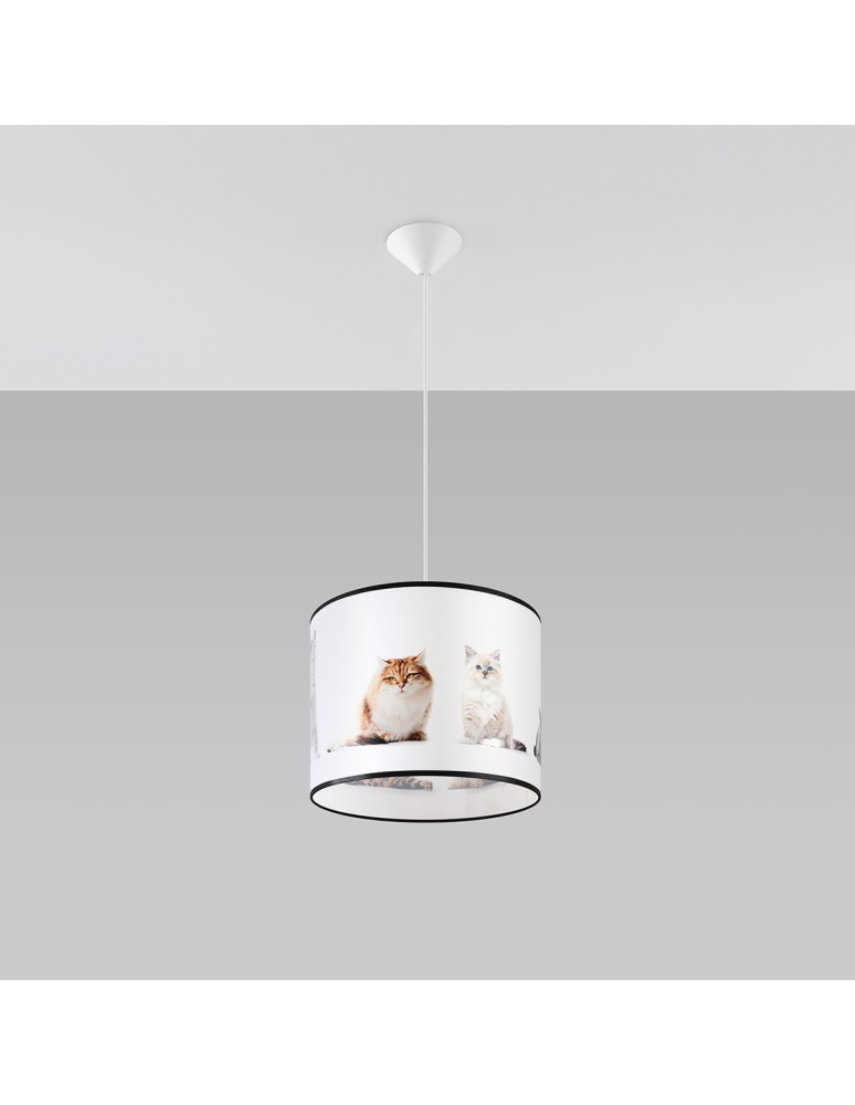 Children's pendant lamps - Sollux KITTY 30 pendant lamp SL.1420 - product kolory-swiatla.pl 2