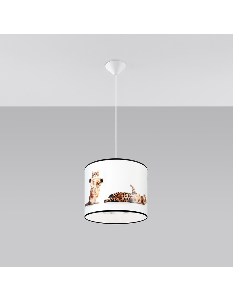 Children's pendant lamps - Sollux KITTY 30 pendant lamp SL.1420 - product kolory-swiatla.pl 3