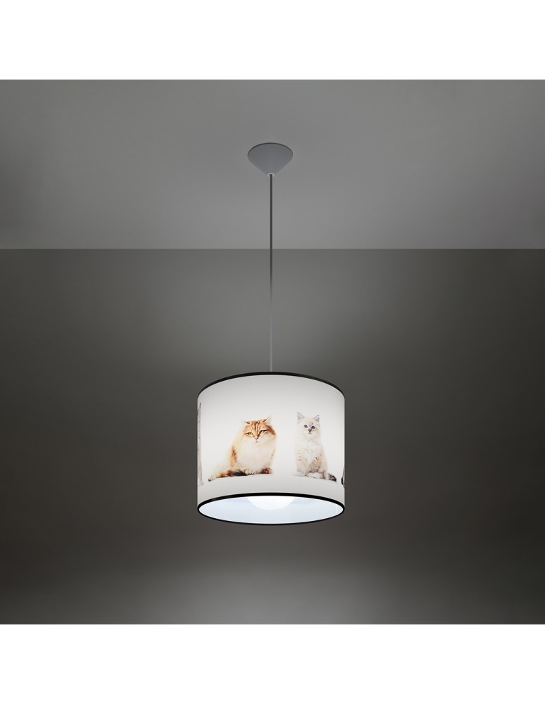 Children's pendant lamps - Sollux KITTY 30 pendant lamp SL.1420 - product kolory-swiatla.pl 4