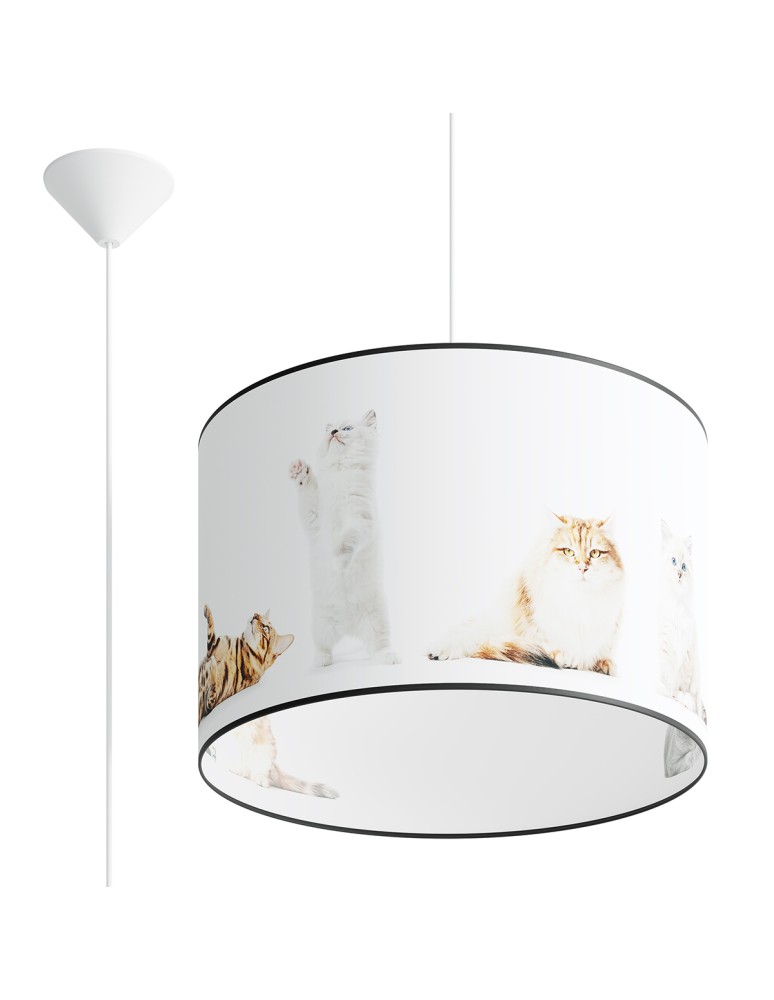 Children's pendant lamps - Sollux KITTY 40 pendant lamp SL.1421 - product kolory-swiatla.pl 1