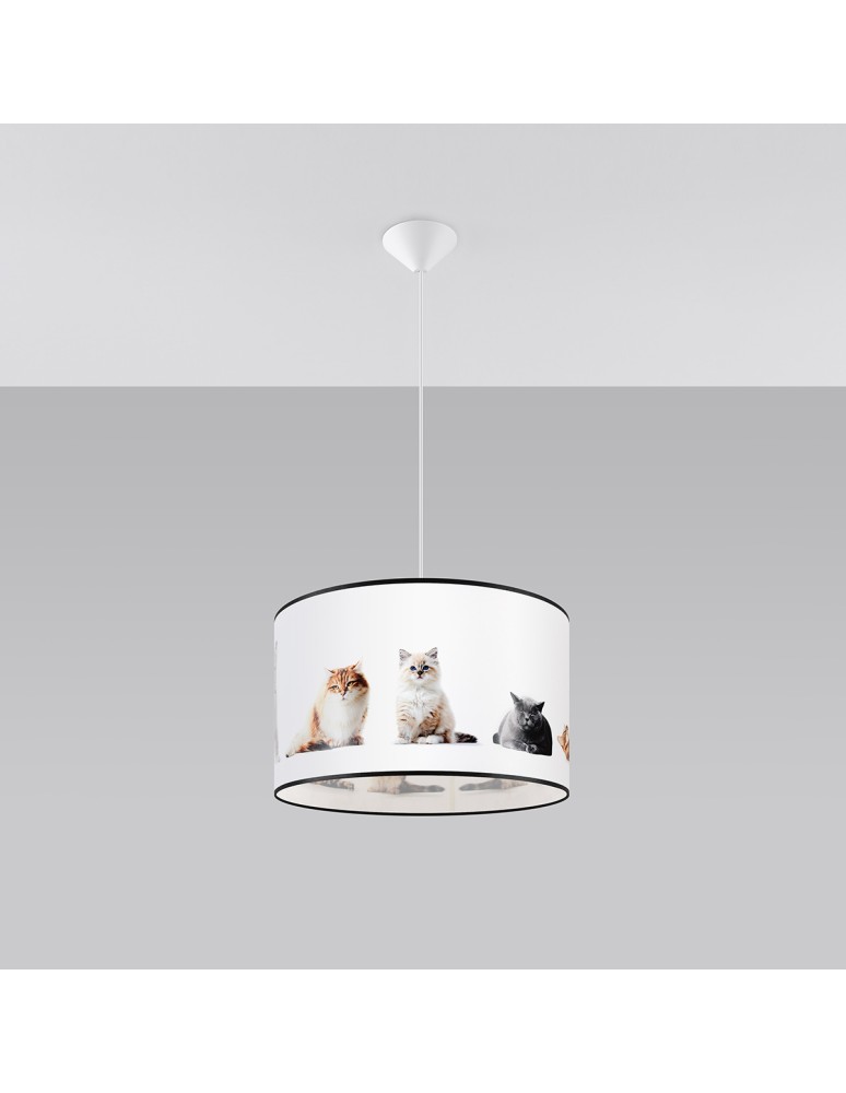 Children's pendant lamps - Sollux KITTY 40 pendant lamp SL.1421 - product kolory-swiatla.pl 2