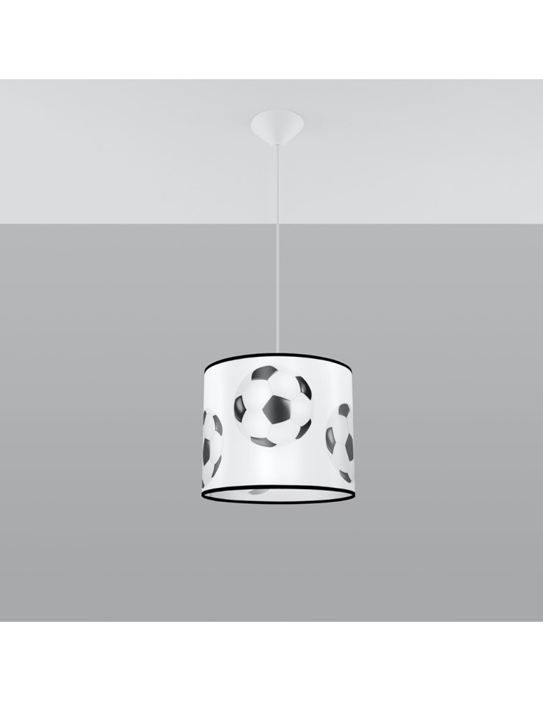 Children's pendant lamps - Sollux FOOTBALL A 30 pendant lamp SL.1424 - product kolory-swiatla.pl 2