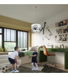 Children's pendant lamps - Sollux FOOTBALL B 40 pendant lamp SL.1427 - product 6