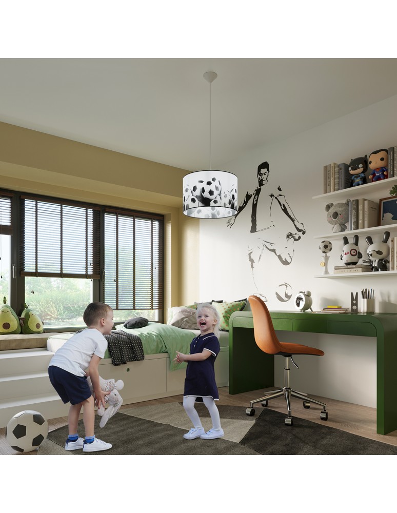 Children's pendant lamps - Sollux FOOTBALL B 40 pendant lamp SL.1427 - product kolory-swiatla.pl 6