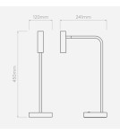 Reading table lamps - Astro Enna Desk LED Table 4.5W LED Matte Gold 1058106 - product 3