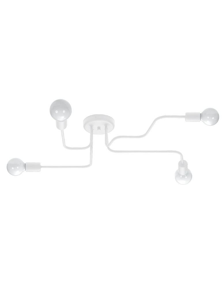 Ceiling lamps - Sollux Chandelier VECTOR 4 white SL.1442 - product kolory-swiatla.pl 1
