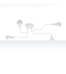 Ceiling lamps - Sollux Chandelier VECTOR 4 white SL.1442 - product 2