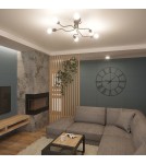 Ceiling lamps - Sollux Chandelier VECTOR 6 white SL.1443 - product 4