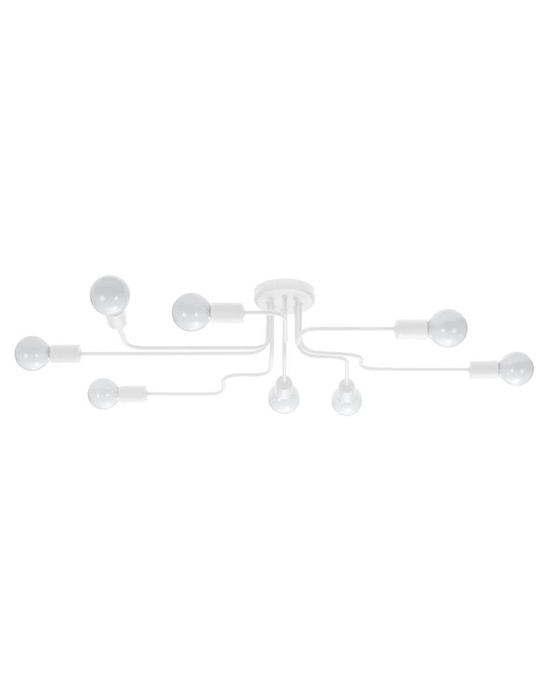 Ceiling lamps - Sollux Chandelier VECTOR 8 white SL.1444 - product kolory-swiatla.pl 1