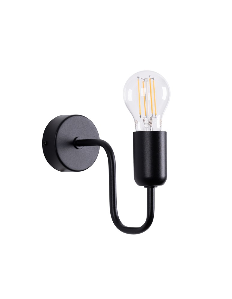 Wall lamps - Sollux Wall lamp VECTOR black SL.1445 - product kolory-swiatla.pl 1