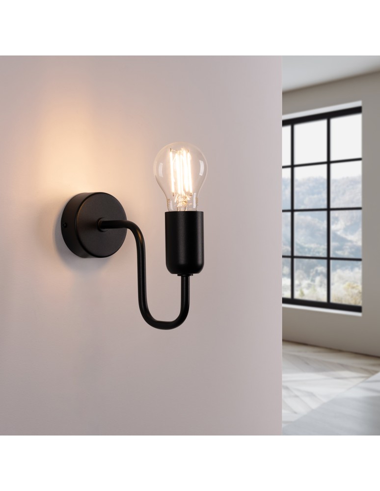 Wall lamps - Sollux Wall lamp VECTOR black SL.1445 - product kolory-swiatla.pl 3