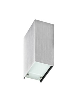 Azzardo RAUL ALUMINIUM 2xG9 Ścienna Aluminium AZ0892