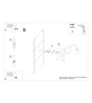 Wall lamps - Sollux Wall lamp VECTOR black SL.1445 - product 7