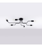 Ceiling lamps - Sollux Chandelier VECTOR 6 black SL.1447 - product 2