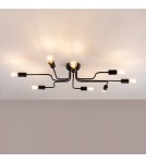 Ceiling lamps - Sollux Chandelier VECTOR 8 black SL.1448 - product 3