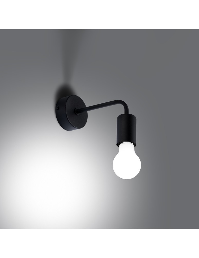 Wall lamps - Sollux Wall lamp NORAH black SL.1449 - product kolory-swiatla.pl 3