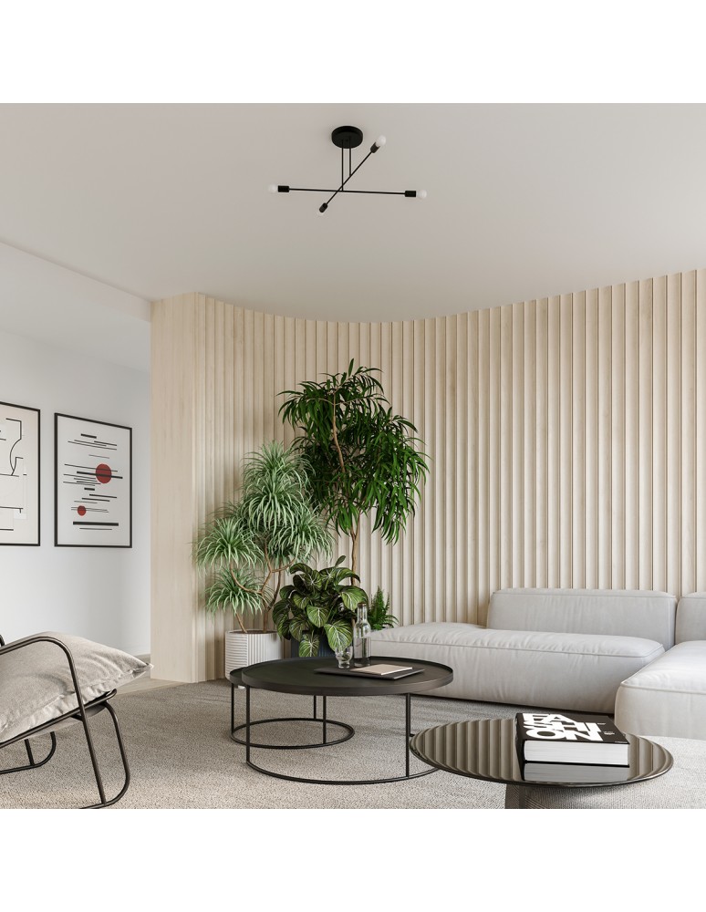 Wall lamps - Sollux Wall lamp NORAH black SL.1449 - product kolory-swiatla.pl 6