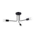 Chandeliers - Sollux Chandelier NORAH 3 black SL.1450 - product 1