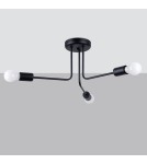 Chandeliers - Sollux Chandelier NORAH 3 black SL.1450 - product 2