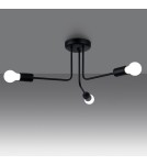 Chandeliers - Sollux Chandelier NORAH 3 black SL.1450 - product 3