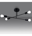 Chandeliers - Sollux Chandelier NORAH 4 black SL.1451 - product 3