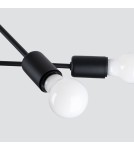 Chandeliers - Sollux Chandelier NORAH 4 black SL.1451 - product 4