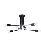 Chandeliers - Sollux Chandelier NORAH 6 black SL.1452 - product 1