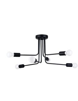Sollux Chandelier NORAH 6 black SL.1452